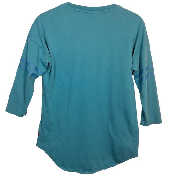 Nike Just Do It Shirt Women S Blue 1995 Rerto Sports Jersey Athletic Blokecore - Picture 2 of 9